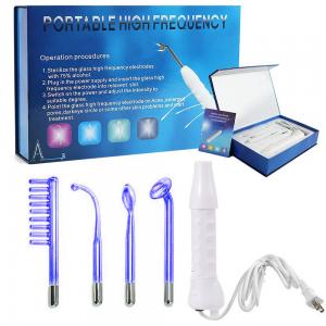 China 4 In 1 CE High Frequency Skin Therapy Wand Facial Machine on sale