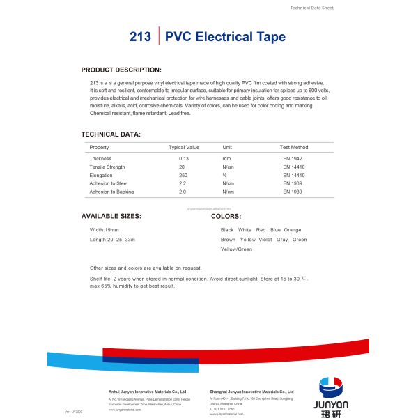 Industrial PVC Electrical Tape for Insulation and Protection