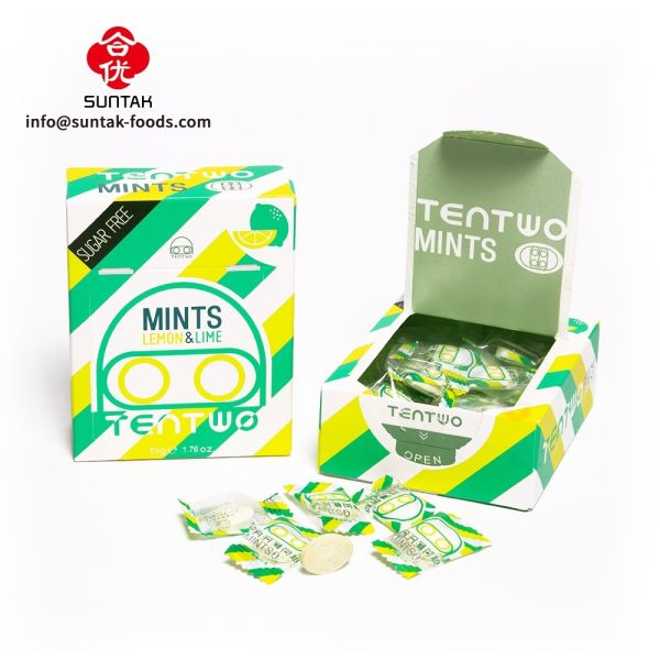 Sugar Free Grapes Flavoured Strong Mints Candy In Paper Box Pack
