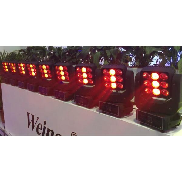 10w 4in1 RGBW Mini LED Moving Head Beam Matrix Moving Switchable Effect
