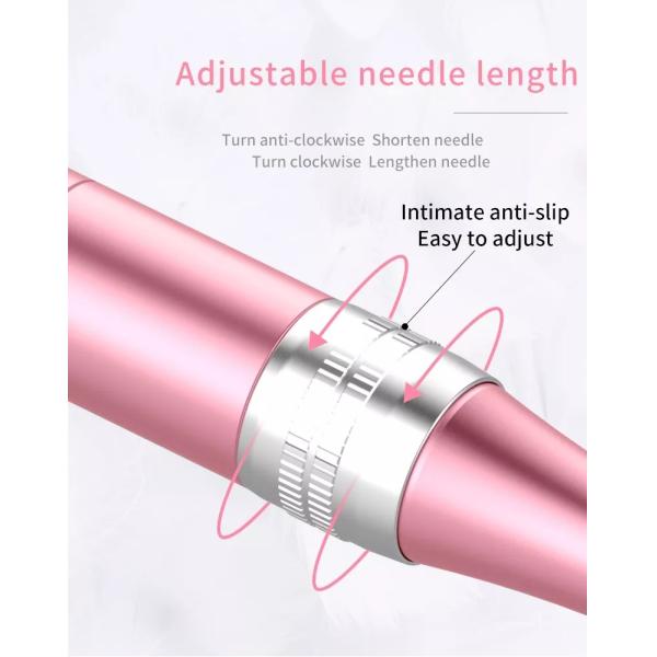 Professional Wireless Microneedling Pen- Adjustable Micro Needling Professional Derma Pen Microneedle Machine