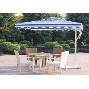 Square UV Protection Waterproof Aluminum Side Stand Patio Umbrella