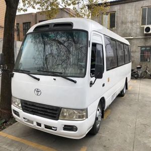 China 4L Engine 43000km Second Hand Coaster Bus 30 Seater Bus on sale