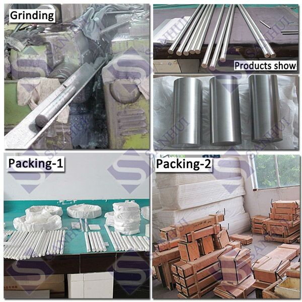 OD 10MM-100mm Molybdenum Electrode For Rare Earth Industry Glass Melting Furnace