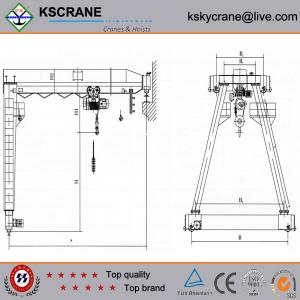 China Overhead Movable Gantry Crane For U Girders on sale