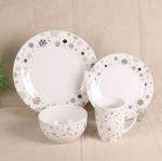 Luxury EU Style Bone China Dinnerware Sets , Tableware Dinnerware Sets For Gift
