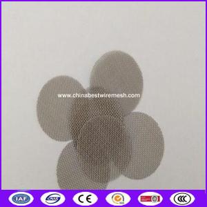 China 17mm Stainless steel wire 60 mesh screen filter for tobacco smoking made in china wholesale