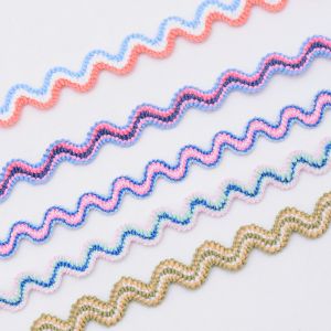 China 1.5cm Width Rick Rack Trim OEKO -Tex Certificate on sale