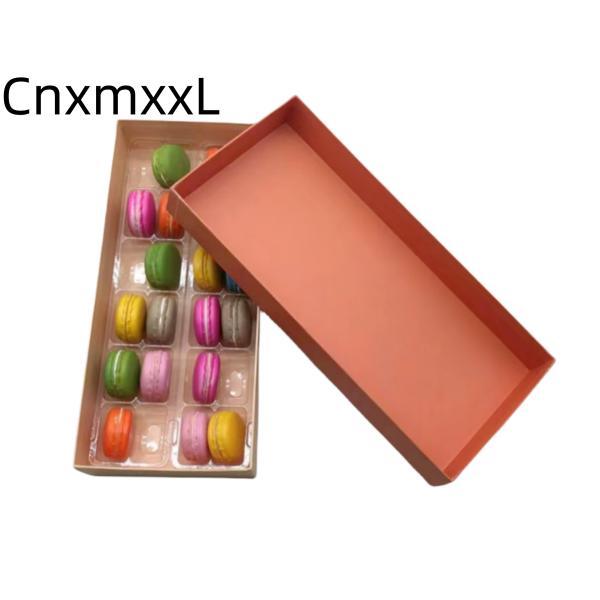 Candy Color Clamshell Gift Box Macaron White Cardboard Packaging Gift Box Customized