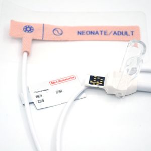 Non-steriled Disposable Spo2 Sensor Probe For Hospital Instruments