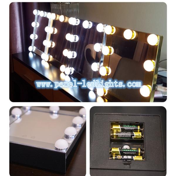 Pure White Portable Led Vanity Mirror No Pollution AC 220-240V