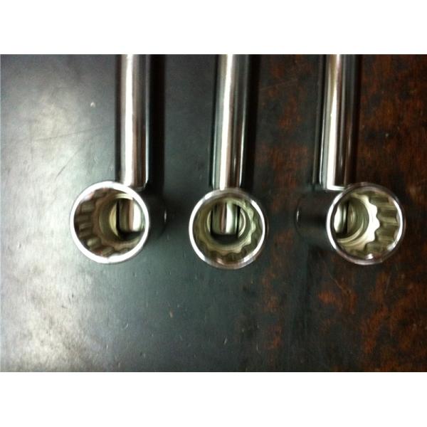 Bi-Head Adjustable Wrench Scaffolding Swingover Spanner Chrome Finish