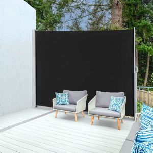 China Horizontal Retractable Outdoor Privacy Screen Manual Side Awning wholesale
