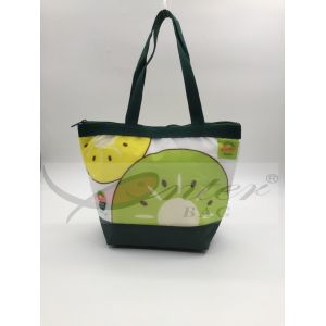 Printing 210D Polyester Lunch Bags , Custom Brand Logo Cooler Bag , Insulated Bag
