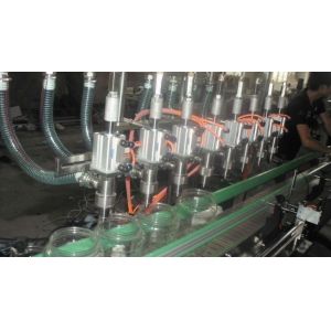 Automatic 4 Heads Sauce Bottling Machine Ketchup Filling Machine With Feeding