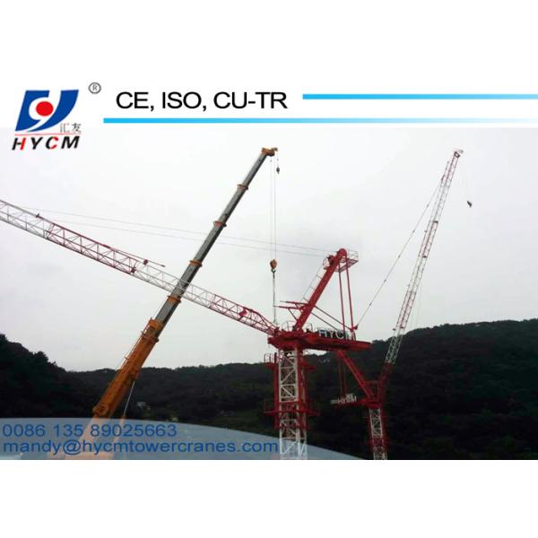 QTD120 Luffing Tower Crane 6t Load Capacity For High Buildings Construction
