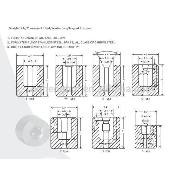Good Cost Performance BS Tungsten Carbide Cold Heading Die with High Hardness