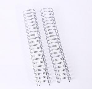 China Notebook 3/8 Inch Double Loop Binding Wire Electroplating wholesale