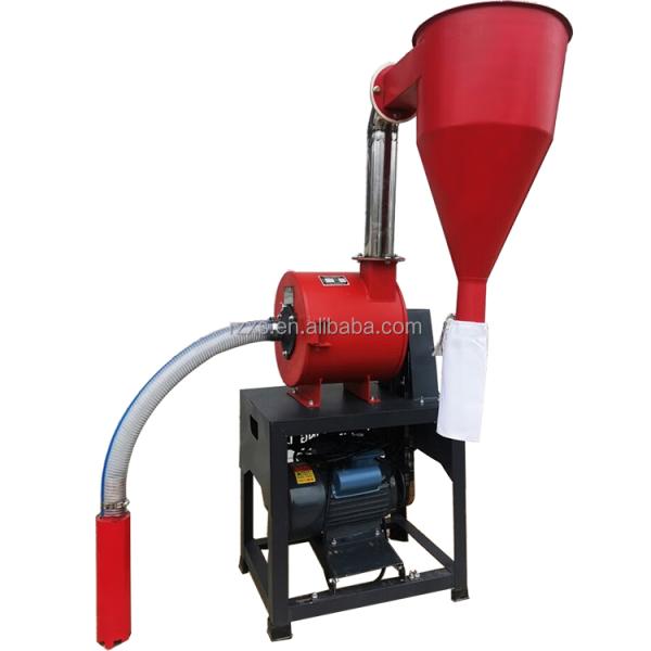 Grain Milling and Powder Making Self Suction Corn Pulverizer for Feed Hammer Crusher