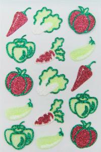 China Fashion Colored Glitter Foam Stickers For Card Photo Frames Silk Screen Printing wholesale