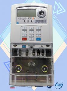 China Low Voltage Prepaid Electricity Meters , Sts Digital Electric Meter Safety on sale
