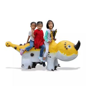 China 2m Animatronic Dinosaur Ride Remote Control For Theme Park wholesale