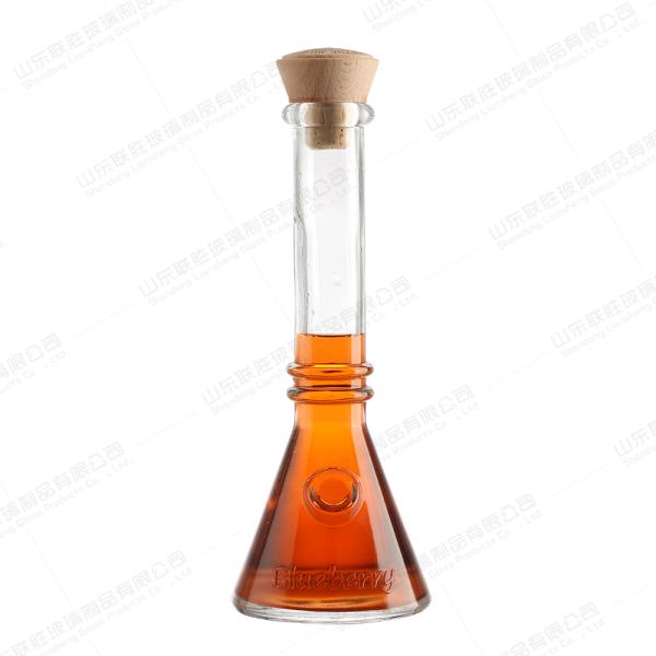 Customized Color Tower Shape Glass Bottle for Whiskey Vodka and Spirits 750ML 700ML 500ML