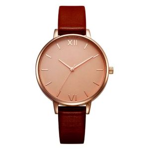 Buy cheap 3ATM Waterproof Alloy Quartz Watch Small Size Genuine Leather Strap Watch from wholesalers