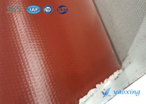 China Silicone Coated Fiberglass Fabric Used In Steel Mills And Thermal Power Plants on sale