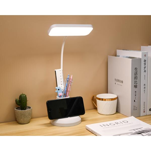 Any Levels Brightness Lithium Rechargeable Battery Operated LED Pen Hold Table Lamp