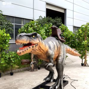 Animated Realistic Dinosaur Model Ride On Electric Car 5-10 Meters