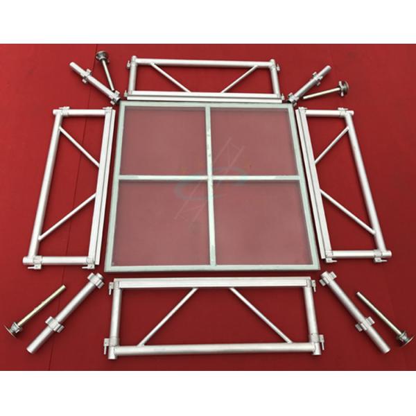 TUV Transparent Tempered Glass Stage Max Load 750kg/Sqm