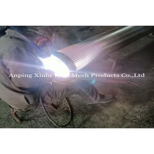 304/304L/316/316L wedge wire johnson screen pipe 10ft/20ft Length Point Welding