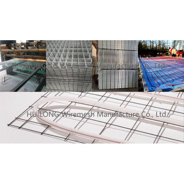 2.5mm Black Welded Wire Mesh Panels Flat Surface For Floor Heating