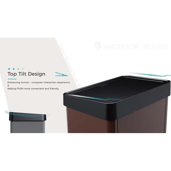 Save Shipping Costs with Detachable Multi-capacity Household sealed Stainless Steel Trash Cans