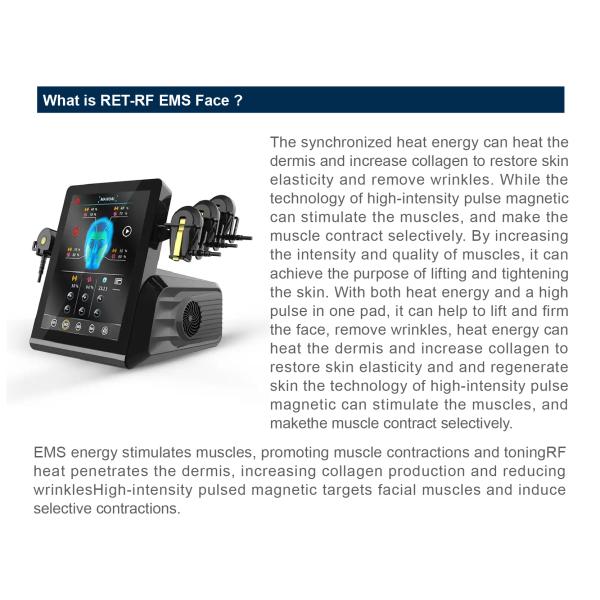 EMS Technology V-face Wrinkle Removal Anti Aging Machine for Portable Facial Firming