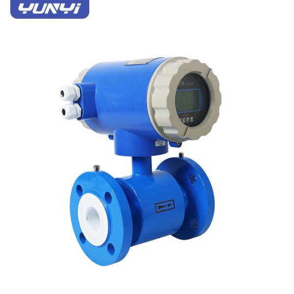 Electromagnetic flow meter designed for measurement of conductive liquids and slurry in closed pipelines across diverse industrial sectors