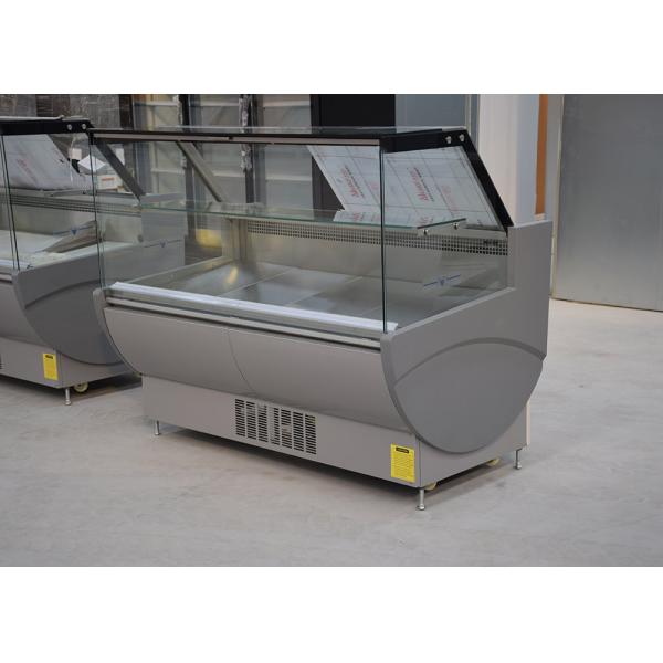 Ventilated Front Lift Up Straight Glass Deli Display Fridge Auto Defrost