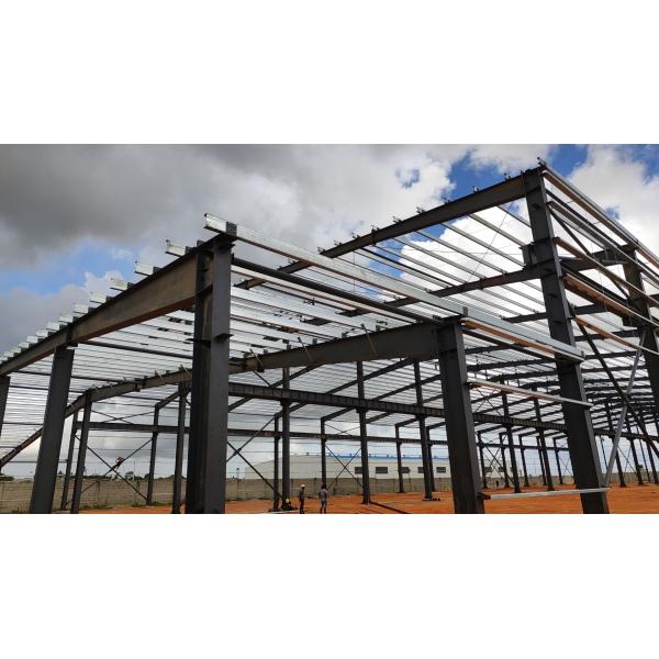 Tanzania Light Steel Structure Warehouse Warehouse Steel Structure Office With