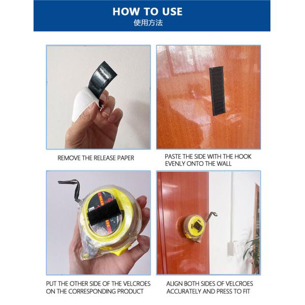 Customization Adhesive Hook And Loop Double Sided Hook And Loop Dot 10mm
