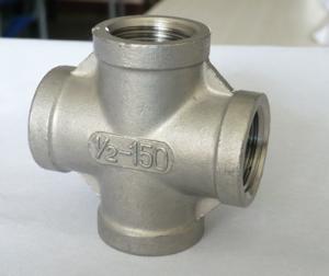 China ASTM 316L Stainless Steel Cross Pipe Fitting 1 Inch Customized wholesale