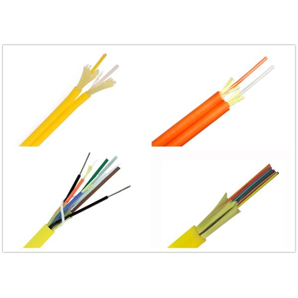 Duplex Multimode Fiber Optic Cable Zipcord Structure With 2.0 / 3.0 Mm Tight Buffer