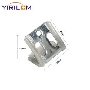 China OEM Rustless Sofa Hardware Accessories 5 Holes Metal Zigzag Spring Clips wholesale