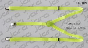 China Fluorescence Yellow Mens Fashion Suspenders Elastic Tape Available 1.5cm Width wholesale