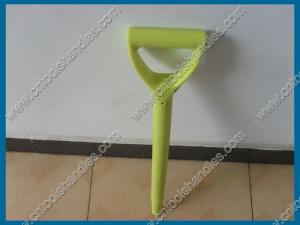 China D grip fiberglass handle, garden tools fiber D grip handle, farm tools D grip fiberglass handle, yellow color wholesale