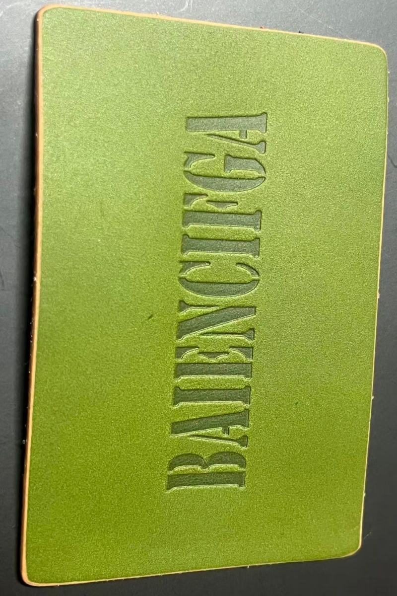 Black Embossed Leather Label for Durable and Stylish Jeans Products