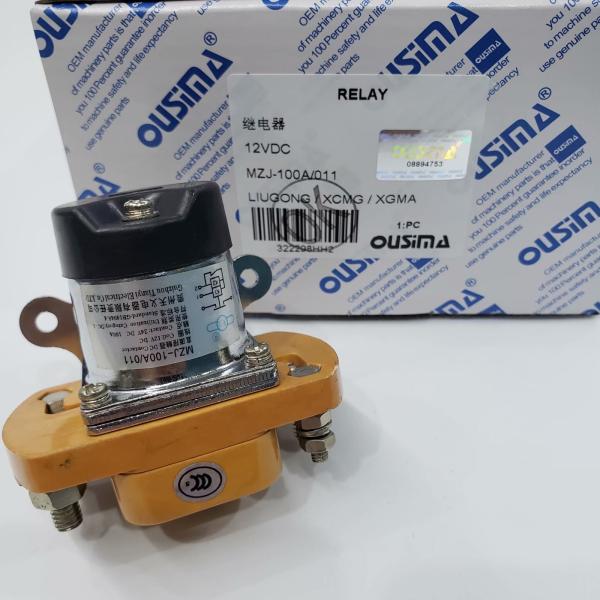 OUSIMA MZJ-100A 011 12V Power Switch MZJ-100A 011 Contactor Relay For Excavator LIUGONG XCMG XGMA