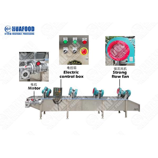 Knife Shaped Blower Fruits Food Drying Machine 500kg/H 7.5KW