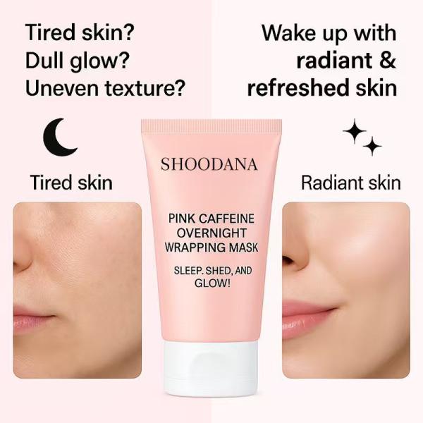 PDRN Overnight Face & Body Mask Vitamin C Sheet Wrapping for Glowing Skin Sleep-Enhancing Beauty Treatment