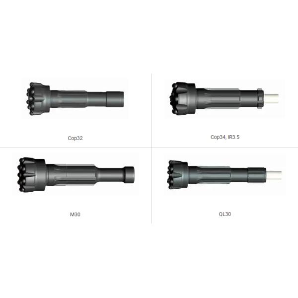 BR Series Shank DTH Drill Bits 95mm Diameter Convex Face For Water Well Industries